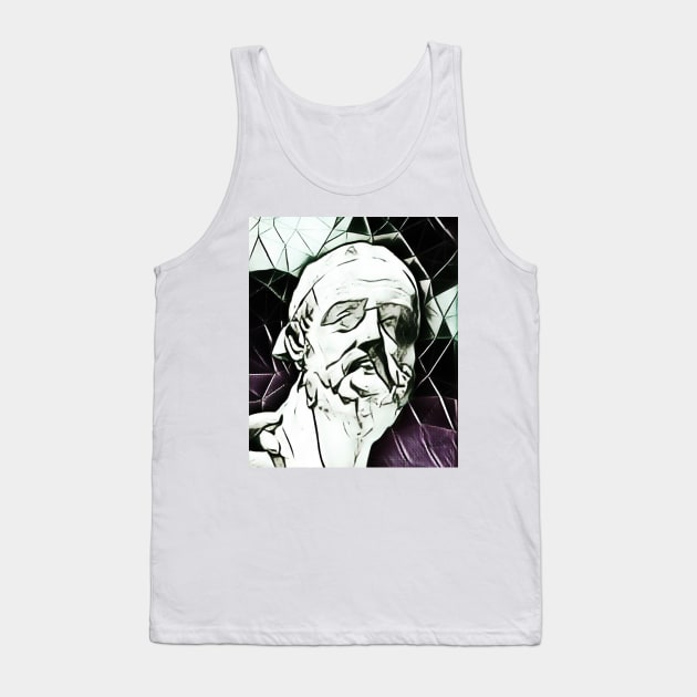 Polybius Black and White Portrait | Polybius Artwork 3 Tank Top by JustLit